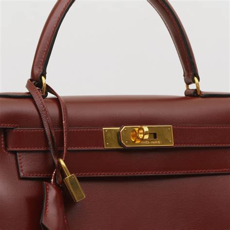 hermes kelly box leather|cartera Hermes kelly.